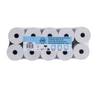 Exacompta Bobine balance 80 x 56 x 12 mm - Longueur 44M - 43804E - Rouleau Papier thermique 1 pli 48g sans Bisphénol A - Lot de 10