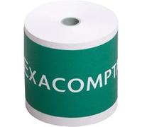 Exacompta - Réf. 40513E - Lot de 10 bobines pour machine à calculer - Largeur 70 mm x diamètre 70 mm - 1 pli offset extra-blanc 60g/m² - Mandrin 12 mm - Métrage + ou - 2m : 40 m