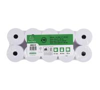 Exacompta Bobine tickets de caisse et calculatrice 57 x 60 x 12 mm - Longueur 33M - 40651E - Rouleau Papier offset 1 pli 60g - Lot de 10