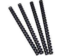 Exacompta Boite 100 reliures spirales plastique 16mm Noir 75501E