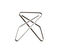 Exacompta Boîte de 100 attaches croisées 30 x 40 mm Argent