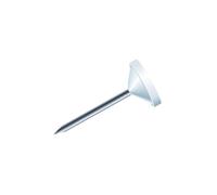 Exacompta - Boîte de 100 épingles à tête plate 5mm Blanc