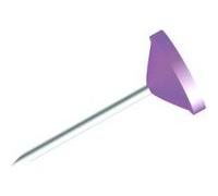 Exacompta - Boîte de 100 épingles à tête plate 5mm Violet G