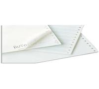 EXACOMPTA Boîte de 2000 paravents listing 240 x 12 pouces 2 exemplaires zoné vert 70g