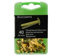 EXACOMPTA Boîte de 40 attaches parisiennes 24mm - Or