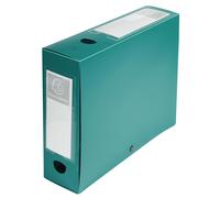 EXACOMPTA Boite de classement à pression Dos 80mm polypropylène 7/10e Opaque - A4 - Vert