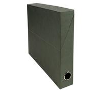Exacompta Boîte de classement en carton naturel - Dos 5 cm - Vert - Lot de 5