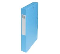 EXACOMPTA Boite de classement Exabox Dos 40mm Carte lustrée - A4 - Turquoise