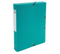 Exacompta - Réf. 59783E - 1 boite de classement avec élastiques Opak - en polypropylène - dos 4 cm - dimensions 25 x 33 cm - pour format A4 - couleur vert - livrée montée