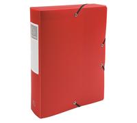EXACOMPTA Boite de Classement Exabox Dos 60mm polypropylène 7/10e OPAK - A4 - Rouge