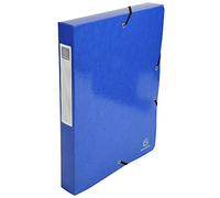 Exacompta Boîte de classement Iderama, dos 40 mm, A4, Bleu foncé, 1 Unité