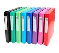 EXACOMPTA Boîte de classement Iderama dos de 40mm - A4 - Couleurs assorties