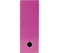 Exacompta Boîte De Transfert Iderama, Carte Lustrée Pelliculée, Dos 9,5 Cm, 34x26 Cm, Coloris Rose