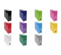 Exacompta Boîte transfert Iderama A4 Dos 90 mm Papier teinté Œillet métal Blanc