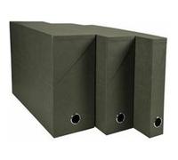 Exacompta Boîte de transfert économique A4 Dos 90 mm œillet métal 25,5x34x5 cm vert foncé