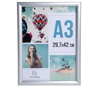 Exacompta Cadre photo mural A3 Cristal - Aluminium