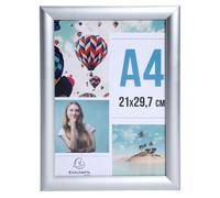 Exacompta Cadre photo mural A4 Cristal - Aluminium