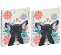 Exacompta - Cahier de textes à spirale Lovely 17x22cm Chiot (Lot de 2)