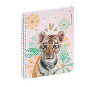 Exacompta - Cahier de textes à spirale Lovely 17x22cm Tigre