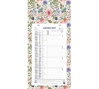 Exacompta - Calendrier mensuel Mini Labo 13x23cm sur plaque - 2027