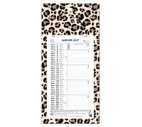Exacompta - Calendrier mensuel Urban 13x23cm sur plaque - 2027 - Roar