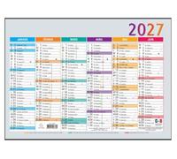 Calendrier Semestriel Exacompta 2027 22 x 29,5 cm Multicolore