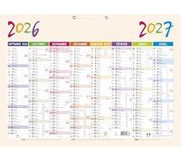 Exacompta - Calendrier Pep's 55x40,5cm - Sept 2026 à déc 2027