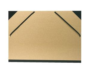 EXACOMPTA Cart.à Dessin 32X45 Elast. Kraft - Kraft brun