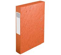 EXACOMPTA CARTOBOX Nature Future Carte Lustrée Dos 60 mm Orange