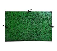 Exacompta Carton à dessin Annonay 67 x 94 cm avec rubans tissu, dos et coins toilés Vert