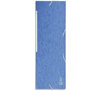 EXACOMPTA Chemise 3 rabats + elastique A4 cap 35 mm carte Bleu