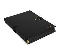 Exacompta Chemise à sangle Extensor – Dos extensible Balacron 24 x 32 cm Noir