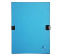 Exacompta Chemise N'clip – dos extensible – Turquoise