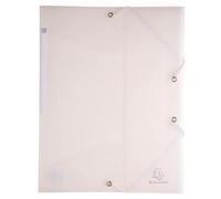 EXACOMPTA Chemise à élastique 3 rabats Polypropylène Chromaline - format pocket 12x16cm - Couleurs assorties