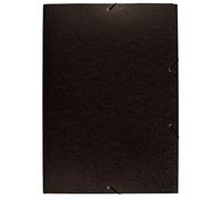 Exacompta Chemise à Élastiques 3 Rabats 600 g/m² A2 Noir