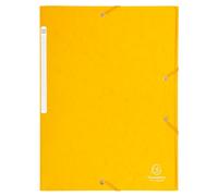 Exacompta chemise à élastiques maxi capacity carte lustrée 425gm² nature future a4 jaune cartorel 17106h