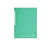 Exacompta chemise à élastiques maxi capacity carte lustrée 425gm² nature future a4 vert cartorel 17103h