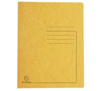 EXACOMPTA Chemise à lamelle carte lustrée 355gm2 - A4 - Jaune