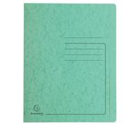 EXACOMPTA Chemise à lamelle carte lustrée 355gm2 - A4 - Vert