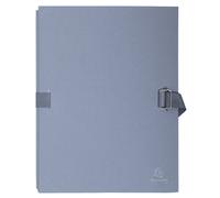 EXACOMPTA Chemise dos extensible avec rabat papier - 24x32cm - Gris