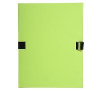 Exacompta - Réf. 38003H - 1 chemise à dos extensible en papier recyclé Forever - dos extensible jusqu'à 13 cm - fermeture par sangle - dimensions 24 x 32 cm - pour format A4 - couleur vert clair