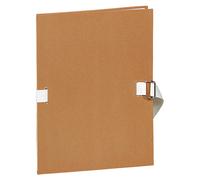 Exacompta Chemise dos extensible sans rabat 24 x 32 cm - Kraft