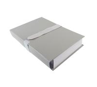 Exacompta Chemise extensible à rabat jusque 13 cm - Fermeture sangle Velcro - Capacité 1000 feuilles A4 - Gris