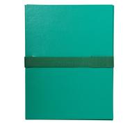 EXACOMPTA Chemise extensible balacron sans rabat sangle scratch - 24x32cm - Vert