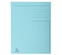 EXACOMPTA Chemise imprimée 3 rabats Forever® 280gm2 - Folio - Bleu clair