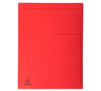 EXACOMPTA Chemise imprimée 3 rabats Forever® 280gm2 - Folio - Rouge