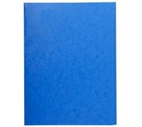 EXACOMPTA Chemise simple 3 rabats, A4, carton, bleu G