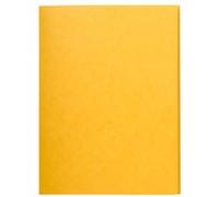 EXACOMPTA Chemise simple 3 rabats, A4, carton, jaune G