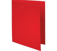 Exacompta – Chemises Super en carte – 210 g/m² – Rouge – Lot de 100