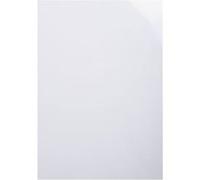 Exacompta Chromolux - Carton - brillant - A4 (210 x 297 mm) - blanc - 250 g/m² - 100 unités emballage de rames en poly - couverture à reliure Blanc